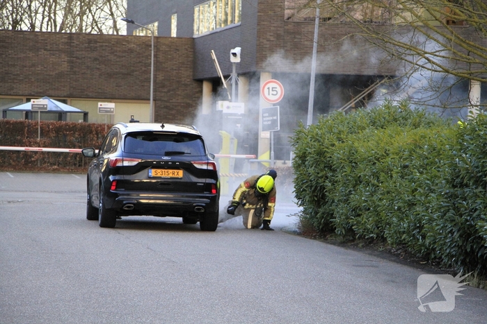 Brand in auto door lithiumaccu's