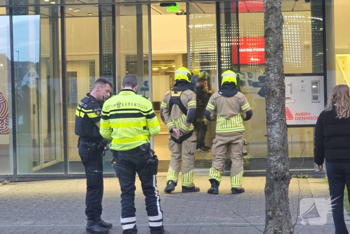 Brandende doos zorgt voor inzet brandweer