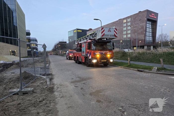Brandende doos zorgt voor inzet brandweer