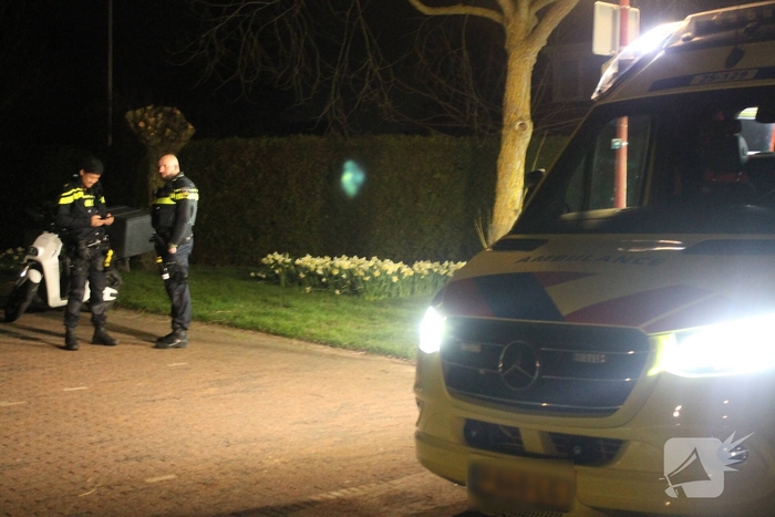 Scooterbestuurder gewond bij eenzijdig ongeval