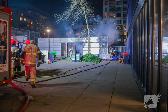 Brand in bijgebouw van Gerrit Rietveld Academie