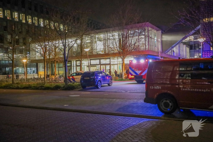Brand in bijgebouw van Gerrit Rietveld Academie