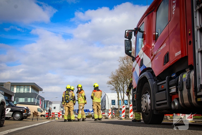 Grote gasleiding geraakt tijdens graafwerkzaamheden
