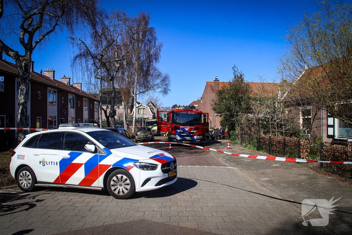 Woningbrand veroorzaakt gaslek en ontruiming