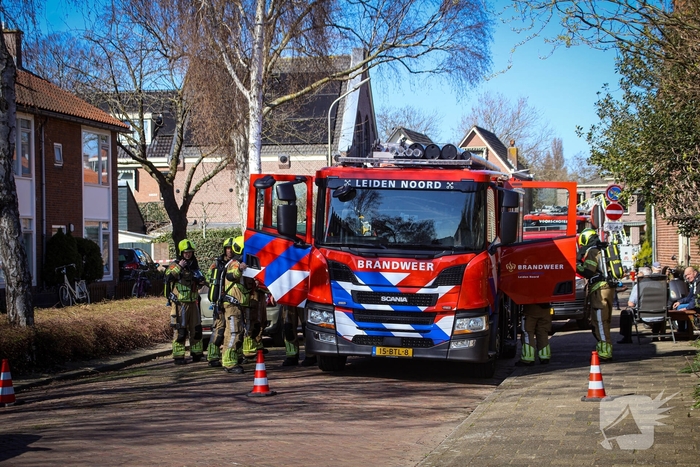 Woningbrand veroorzaakt gaslek en ontruiming