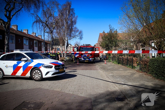 Woningbrand veroorzaakt gaslek en ontruiming