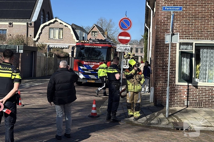 Woningbrand veroorzaakt gaslek en ontruiming