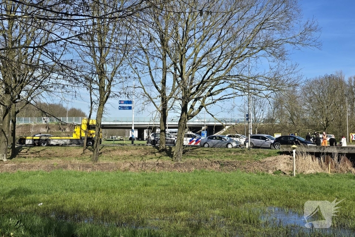 Voertuigen afgesleept na ongeval