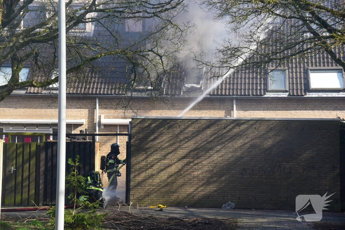 Brand op zolder eist leven van kat