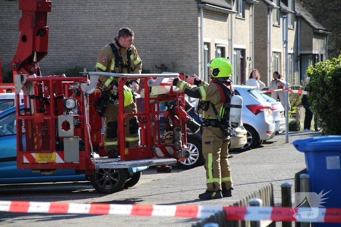 Brand op zolder eist leven van kat