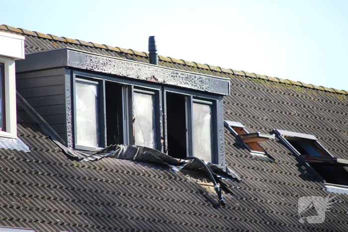 Brand op zolder eist leven van kat