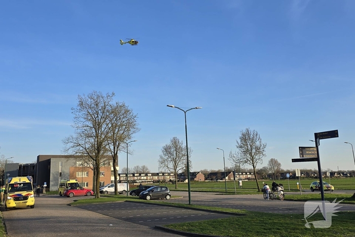 Traumahelikopter ingezet voor incident