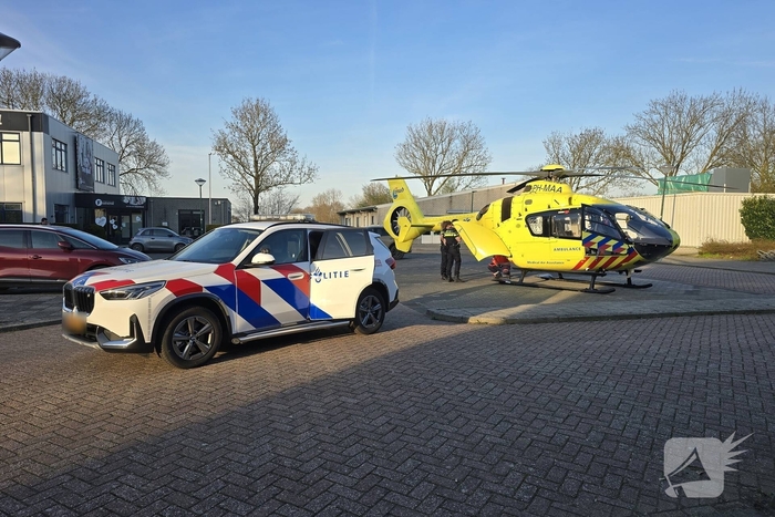 Traumahelikopter ingezet voor incident