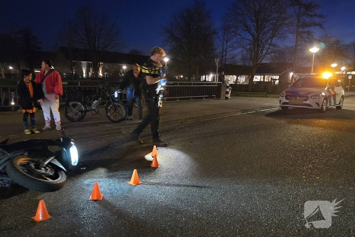 Motorrijder na ongeval op de vlucht