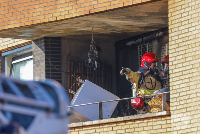 Brand in woningen leidt tot opschaling van de hulpdiensten