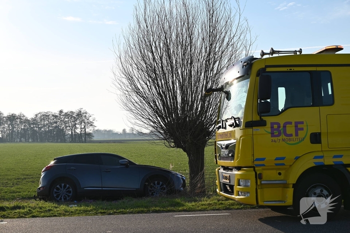 Bestuurder naar ziekenhuis na ongeval