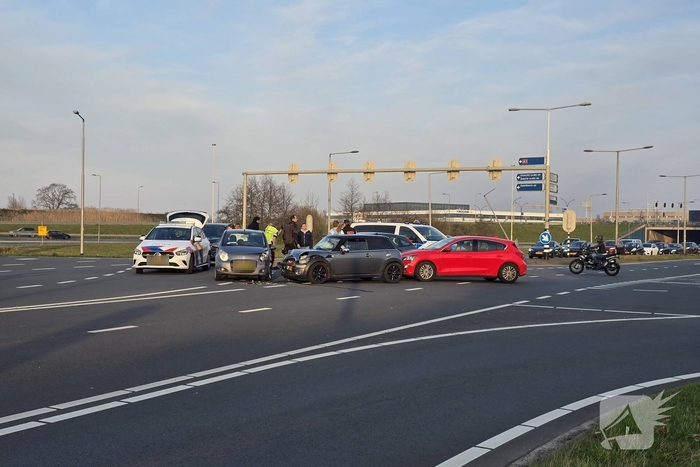 Geen gewonden bij aanrijding