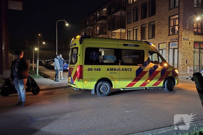 Scooterrijder gewond bij aanrijding