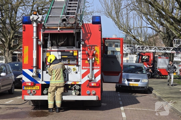 Balkonbrand in woning geblust