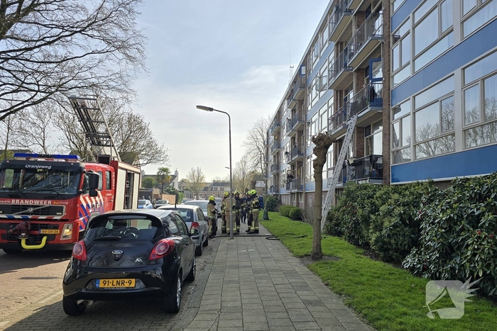 Balkonbrand in woning geblust