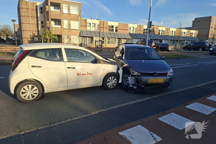 Fikse schade na aanrijding op kruising