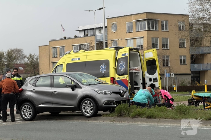 Fietser gewond bij aanrijding met auto