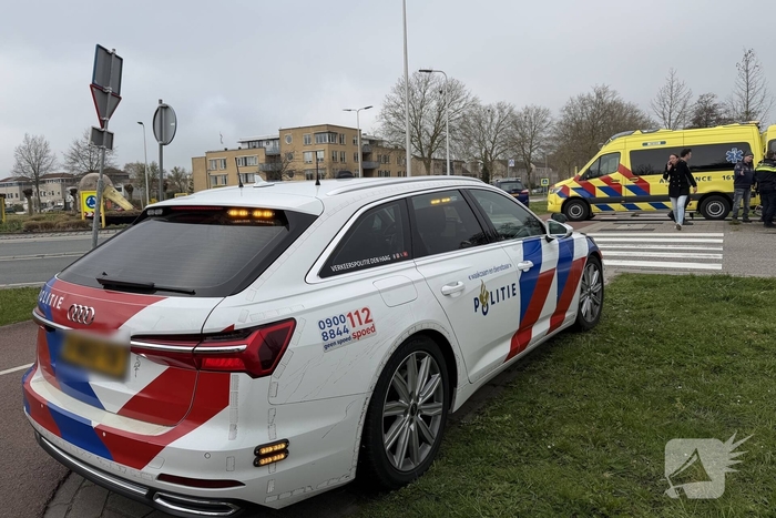 Fietser gewond bij aanrijding met auto