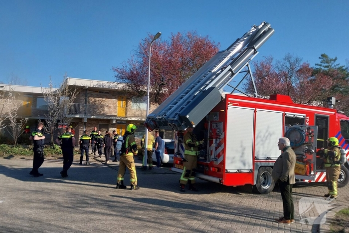 Forse rookontwikkeling bij woningbrand