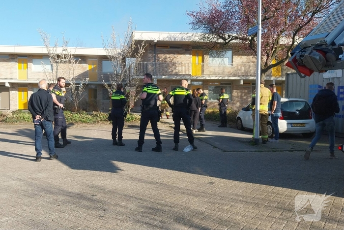 Forse rookontwikkeling bij woningbrand