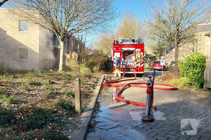 Forse rookontwikkeling bij woningbrand