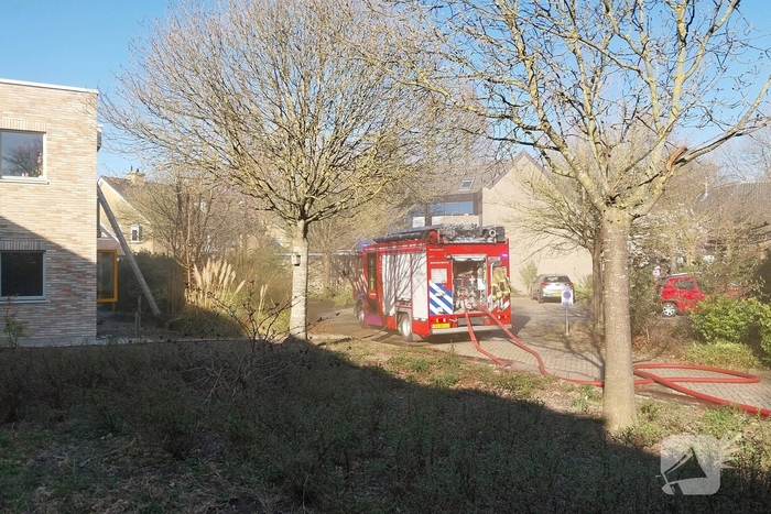 Forse rookontwikkeling bij woningbrand