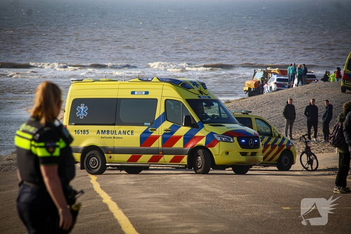 Hulpdiensten massaal ingezet voor incident op strand