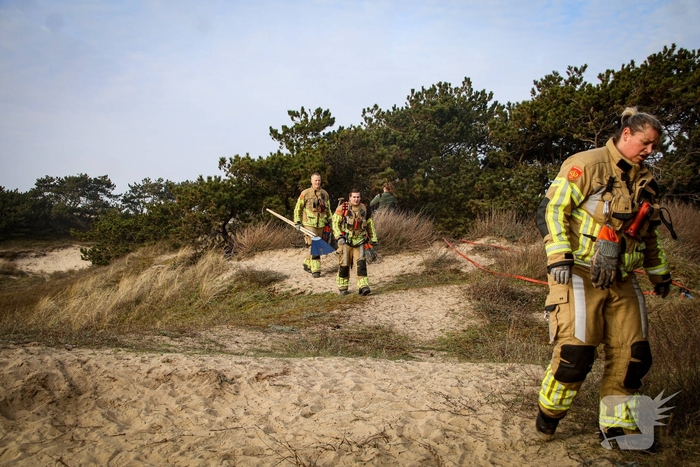 Brand in duingebied snel onder controle