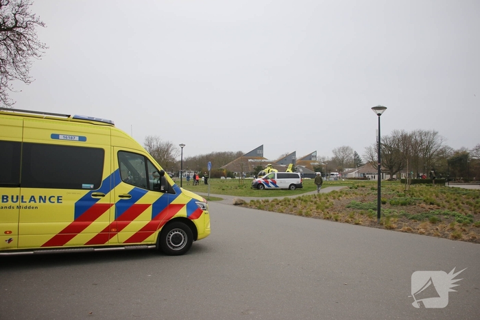 Zwaargewonde na val van hoogte