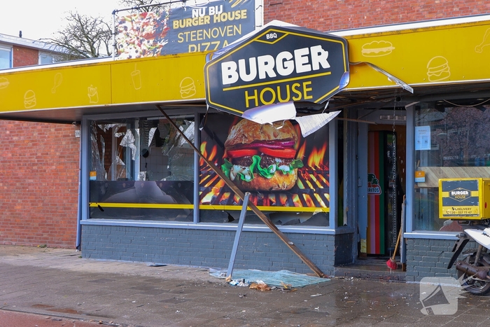 Explosie veroorzaakt schade aan restaurant