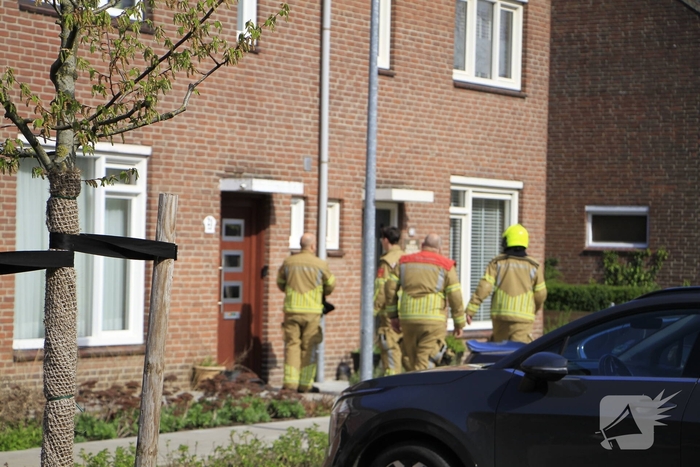 Kat gewond na val achter woning