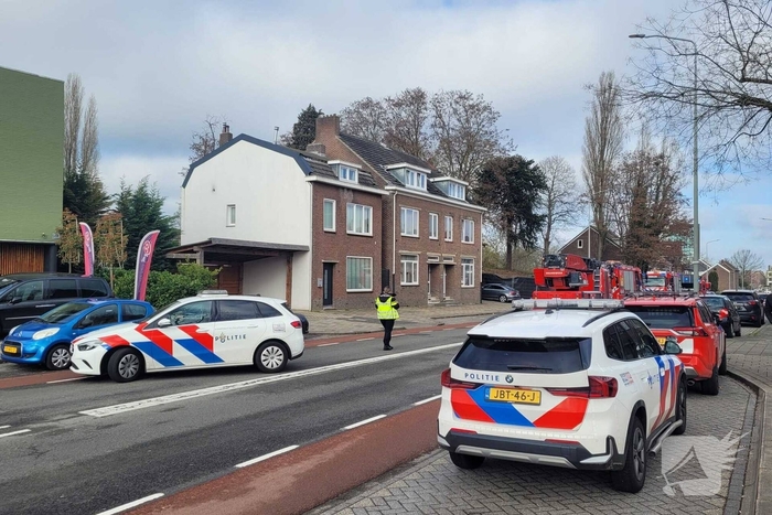 Woningbrand in leegstaand pand