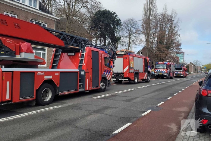 Woningbrand in leegstaand pand