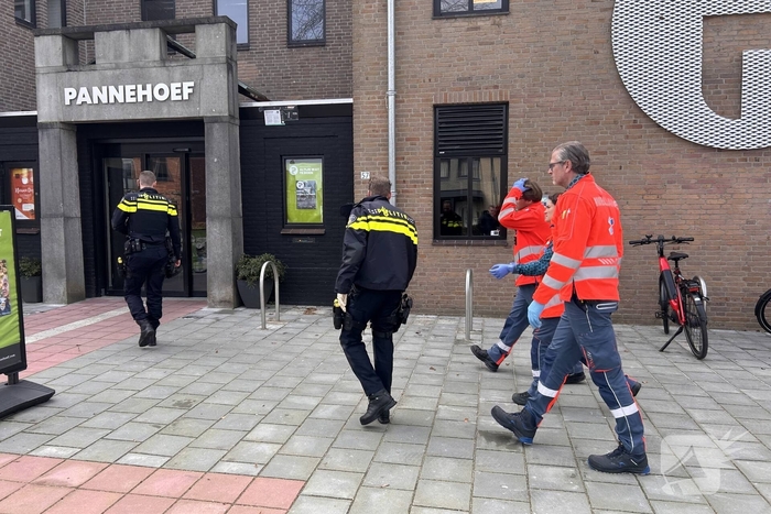 Gasfles mogelijk ontploft in onderwijsinstelling