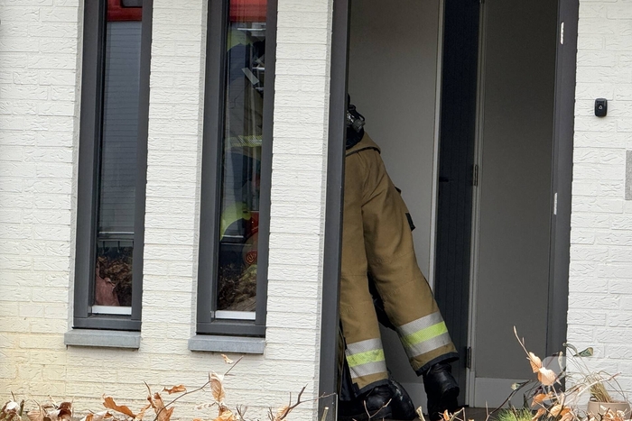 Gaslek in woning leidt tot brandweeractie