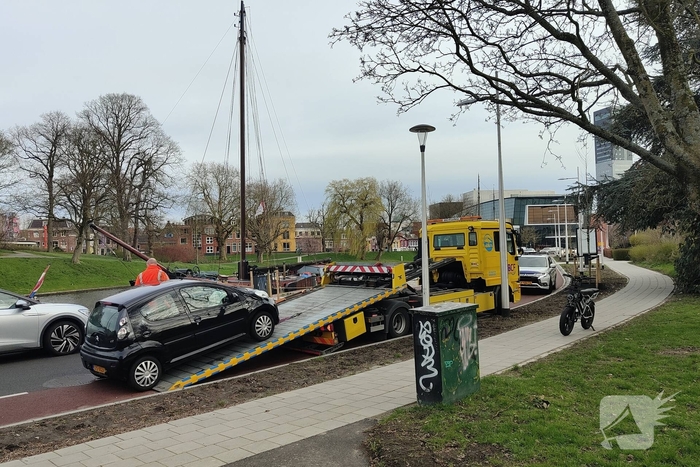 Airbag gaat af na aanrijding
