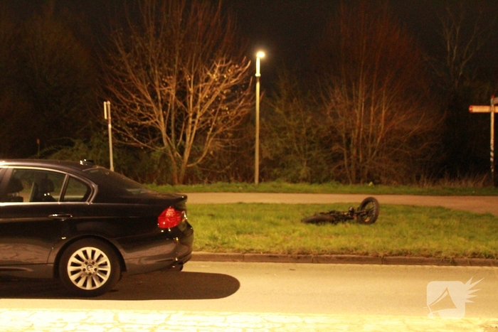 Zwaar ongeval tussen auto en fatbike