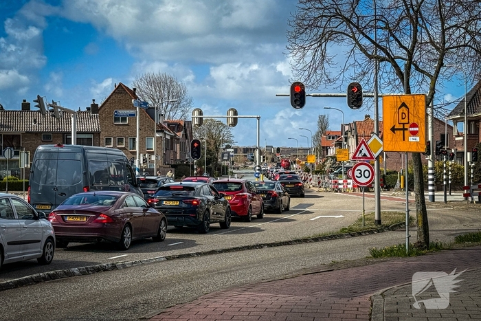 Verkeerschaos door werkzaamheden