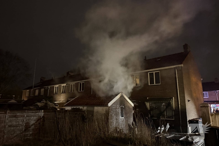 Brandweer snel ter plaatse bij schuurbrand