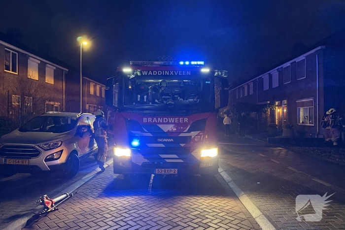 Brandweer snel ter plaatse bij schuurbrand