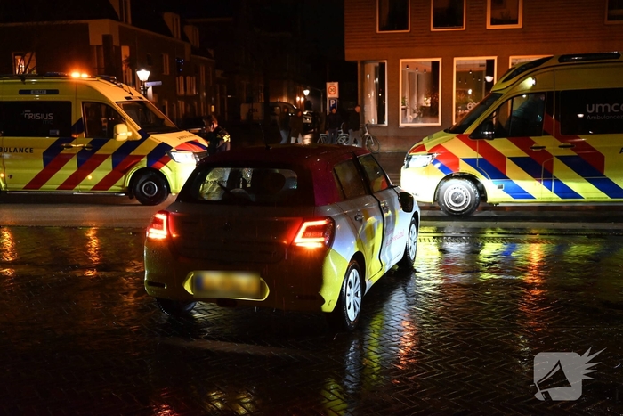 Voetganger gewond bij aanrijding