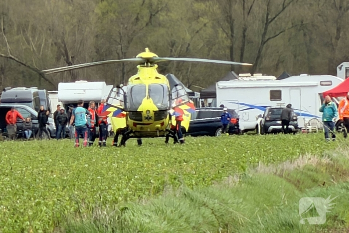 Motorcrosser zwaargewond na val
