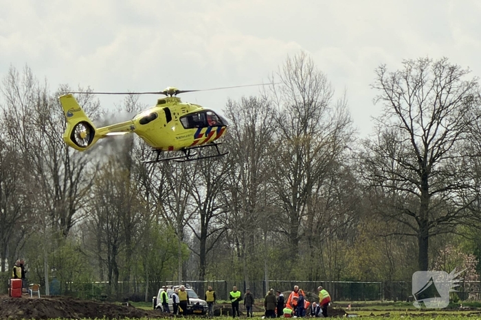 Motorcrosser zwaargewond na val
