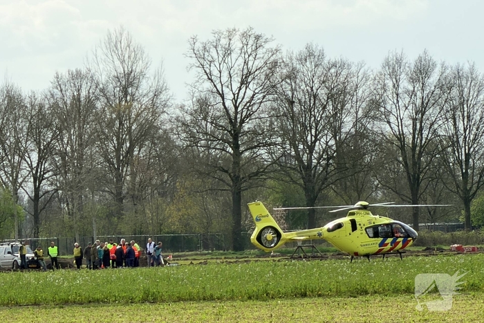 Motorcrosser zwaargewond na val