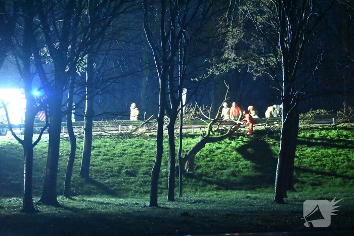 Verkeershinder door stormschade